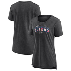 Philadelphia Flyers Women's Proud Tri-Blend T-Shirt - Gray - NHL 202552490