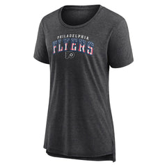 Philadelphia Flyers Women's Proud Tri-Blend T-Shirt - Gray - NHL 202552490