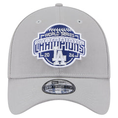 Los Angeles Dodgers New Era 2024 World Series Champions 39THIRTY Flex Hat - Gray - New Era Sale