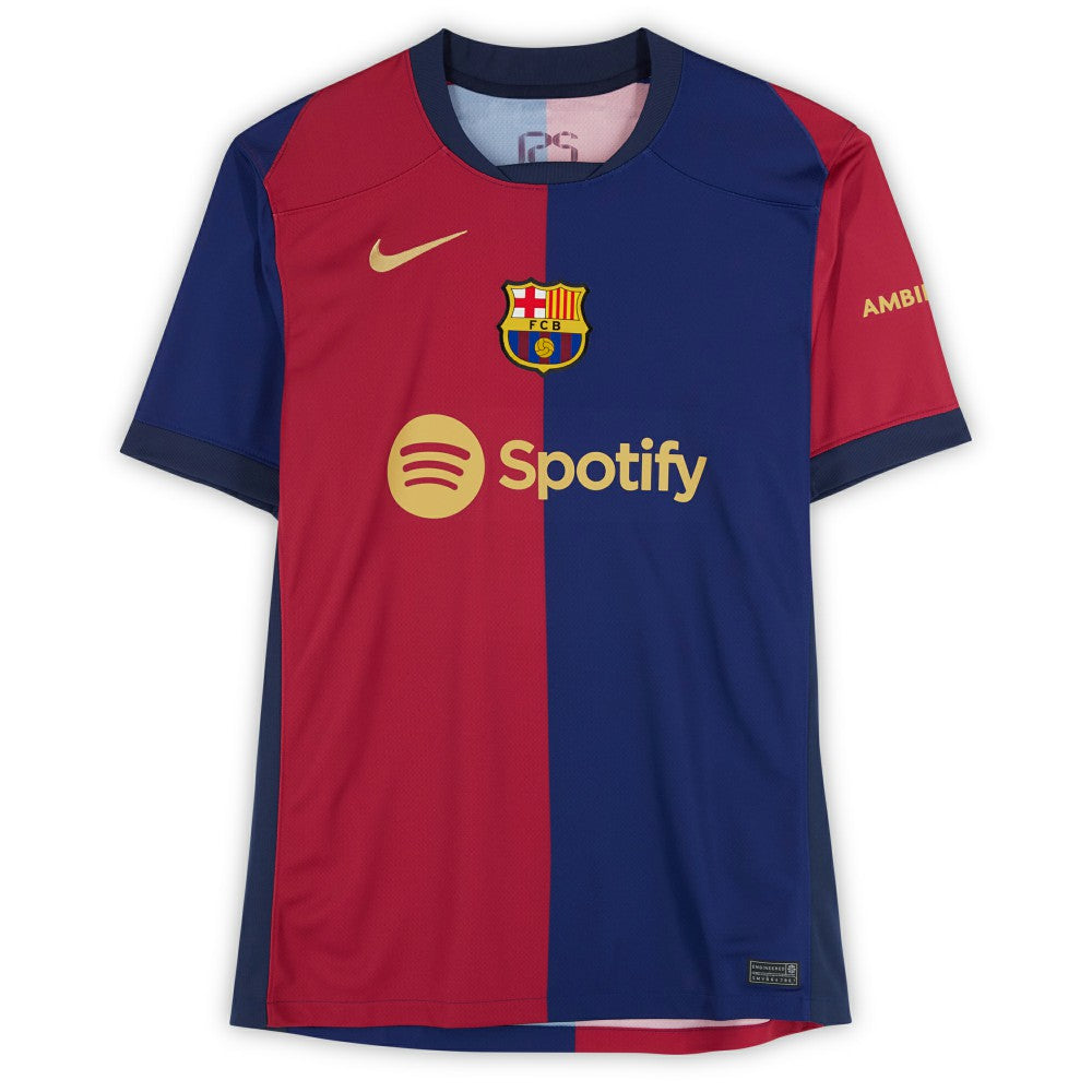 Patrick Kluivert Barcelona Autographed 2024-25 Red/Blue Home Jersey BAS - Fanatics Discount