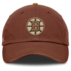 Boston Bruins Fanatics Fall Leaves Timber Adjustable Hat - Brown - NHL 202565206