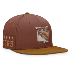 New York Rangers Fanatics Fall Leaves Acreage Snapback Hat - Brown - NHL 202565211