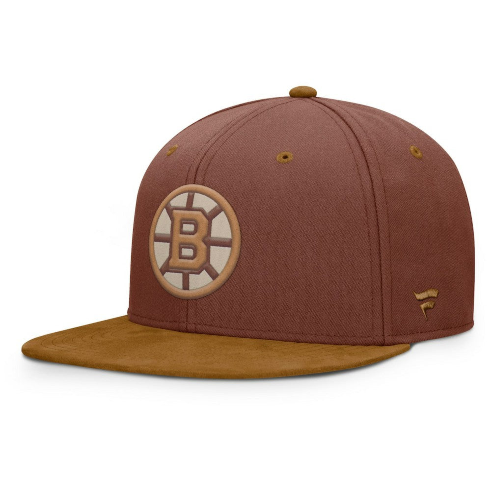 Boston Bruins Fanatics Fall Leaves Acreage Snapback Hat - Brown - NHL 202565213