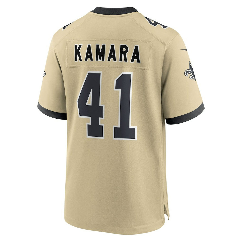 Nike Alvin Kamara New Orleans Saints Youth Gameday Golds Alternate Game Player Jersey Gold