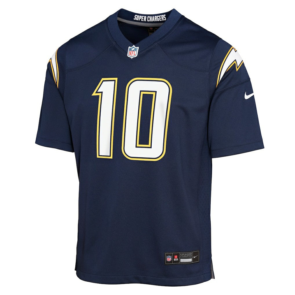 Nike Justin Herbert Los Angeles Chargers Youth Alternate Super Chargers Game Player Jersey Navy