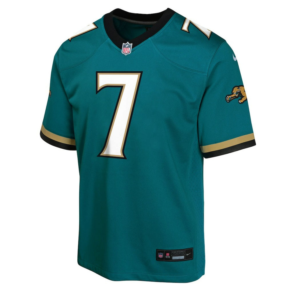Nike Brian Thomas Jr. Jacksonville Jaguars Youth Alternate 2 Prowler Throwback Game Jersey Teal