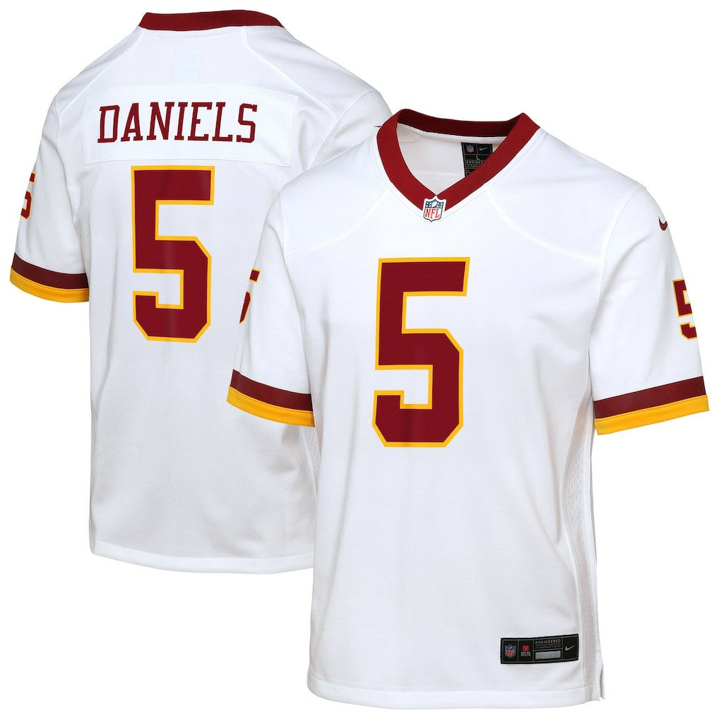 Nike Jayden Daniels Washington Commanders Youth Game Super Bowl Era Jersey White