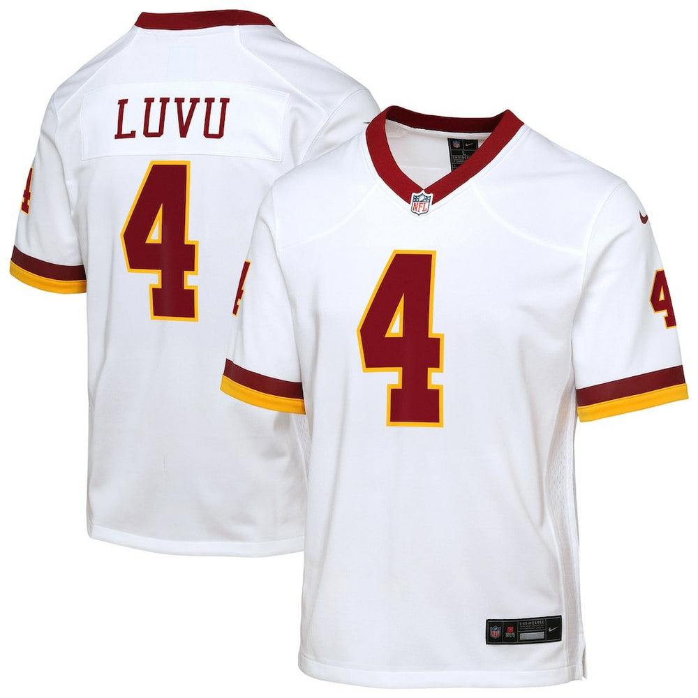 Nike Frankie Luvu Washington Commanders Youth Game Super Bowl Era Jersey White