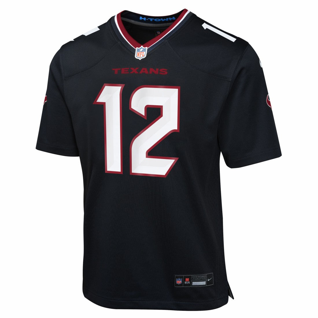 Nike Nico Collins Houston Texans Youth Team Game Jersey Navy