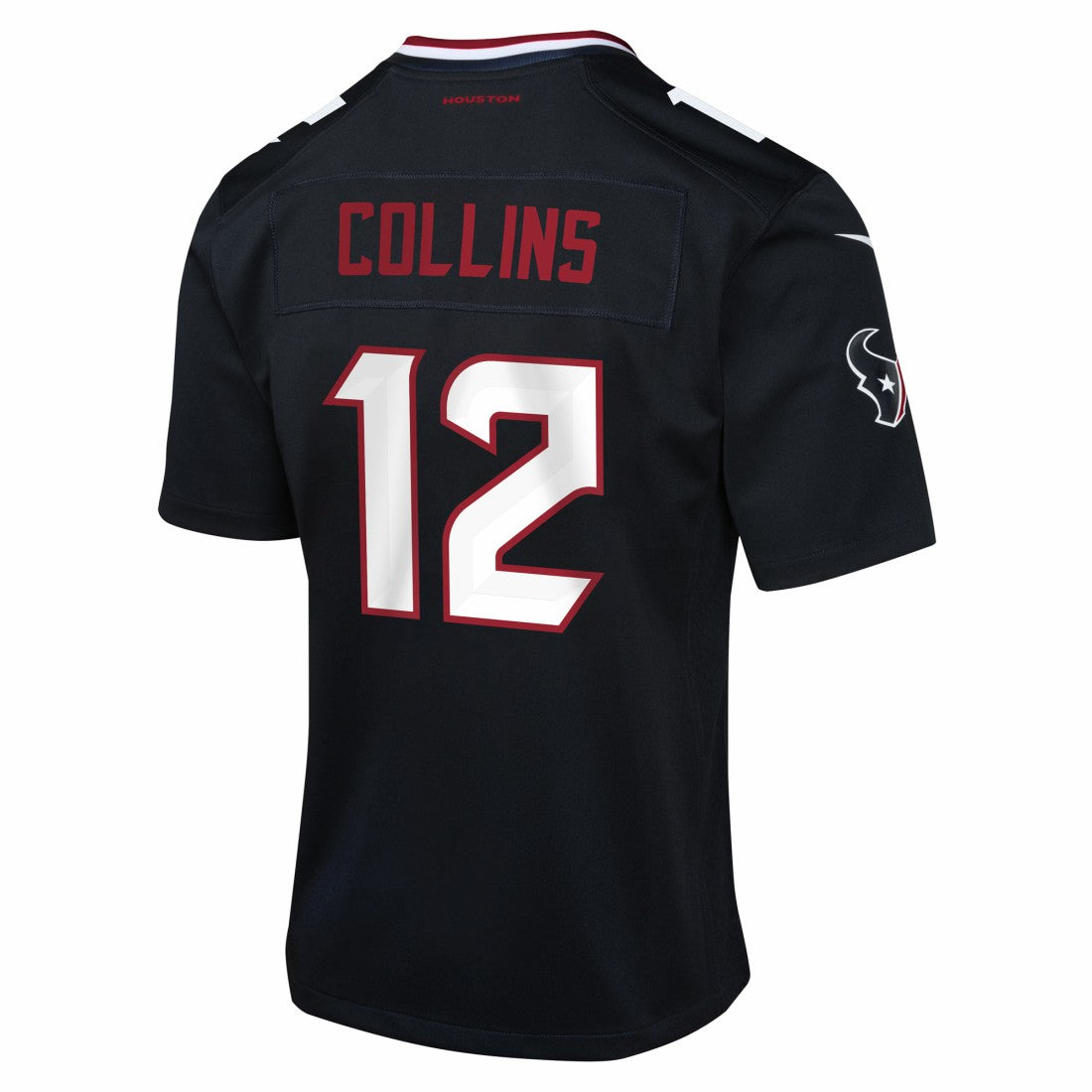Nike Nico Collins Houston Texans Youth Team Game Jersey Navy