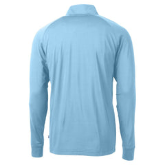 Indianapolis Colts Cutter & Buck Raglan Adapt Eco Knit Stretch Recycled Quarter-Zip Top Powder Blue