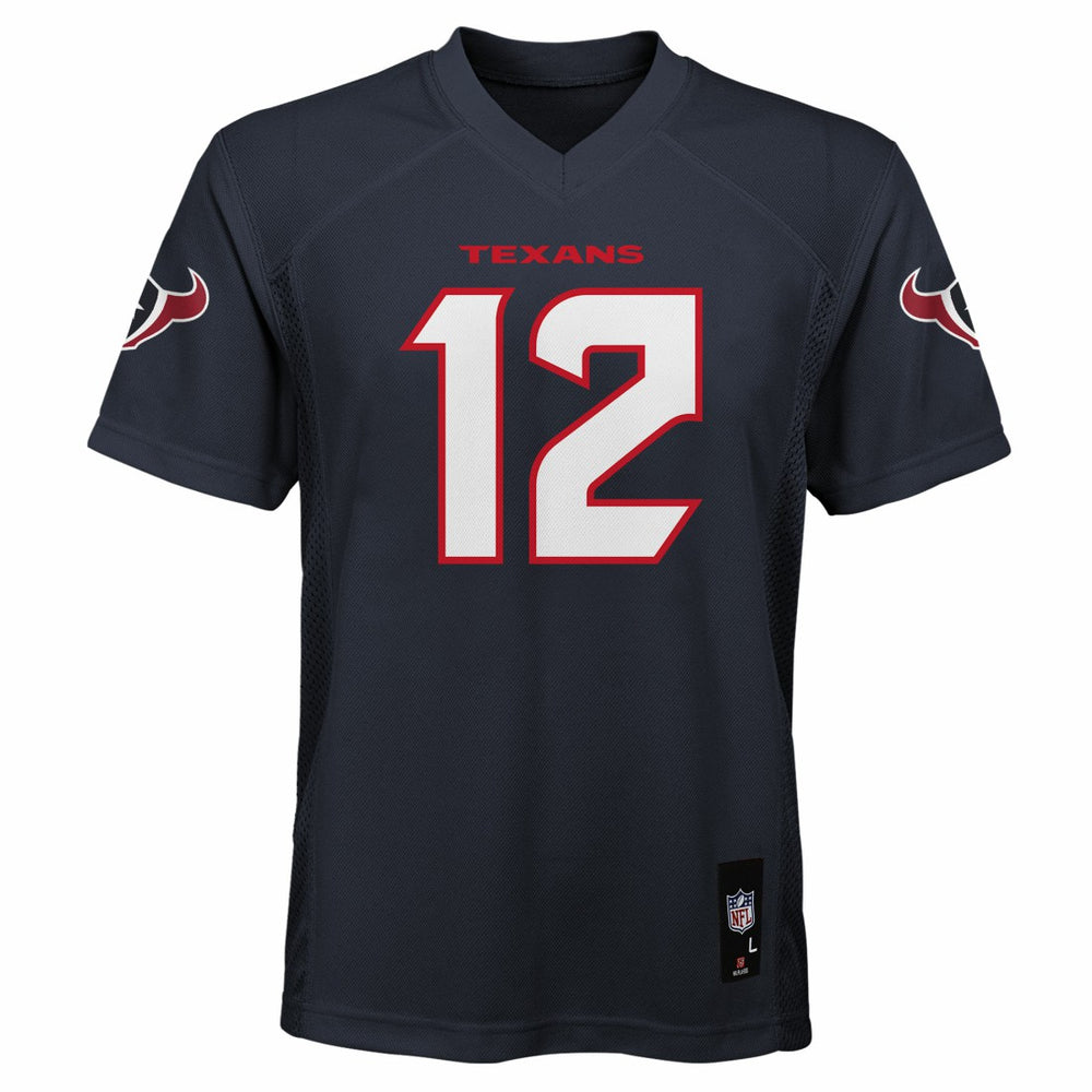 Nico Collins Houston Texans Youth Replica Player Jersey Navy