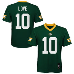 Jordan Love Green Bay Packers Outerstuff Preschool Replica Player Jersey Green