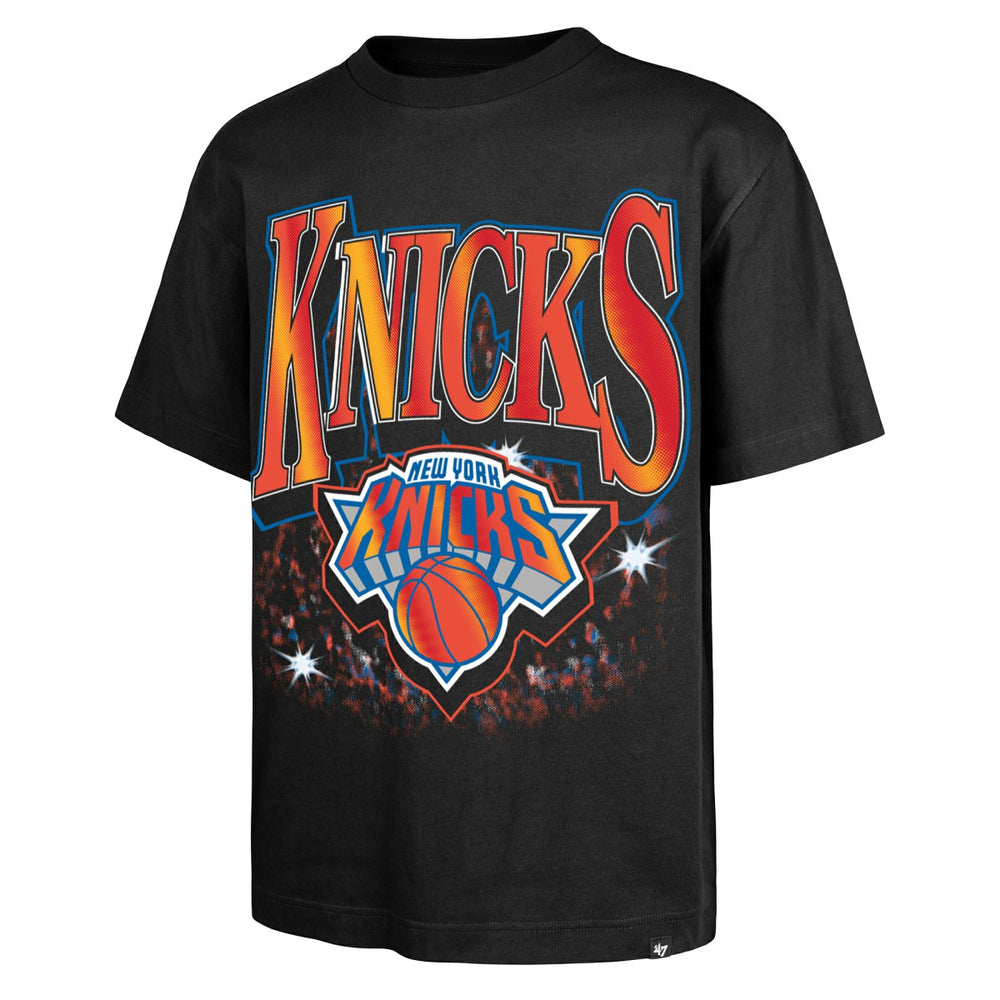 New York Knicks '47 Past Champs Collection Flashbulb Foundation T-Shirt Black | 47 brand for sale