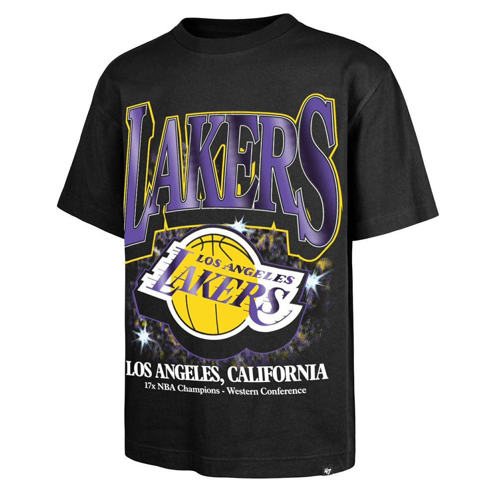 Los Angeles Lakers '47 Past Champs Collection Flashbulb Foundation T-Shirt Black | 47 brand online
