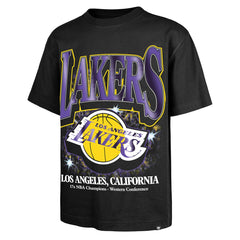 Los Angeles Lakers '47 Past Champs Collection Flashbulb Foundation T-Shirt Black | 47 brand online