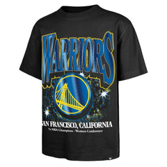 Golden State Warriors '47 Past Champs Collection Flashbulb Foundation T-Shirt for sale Black | 47 brand online