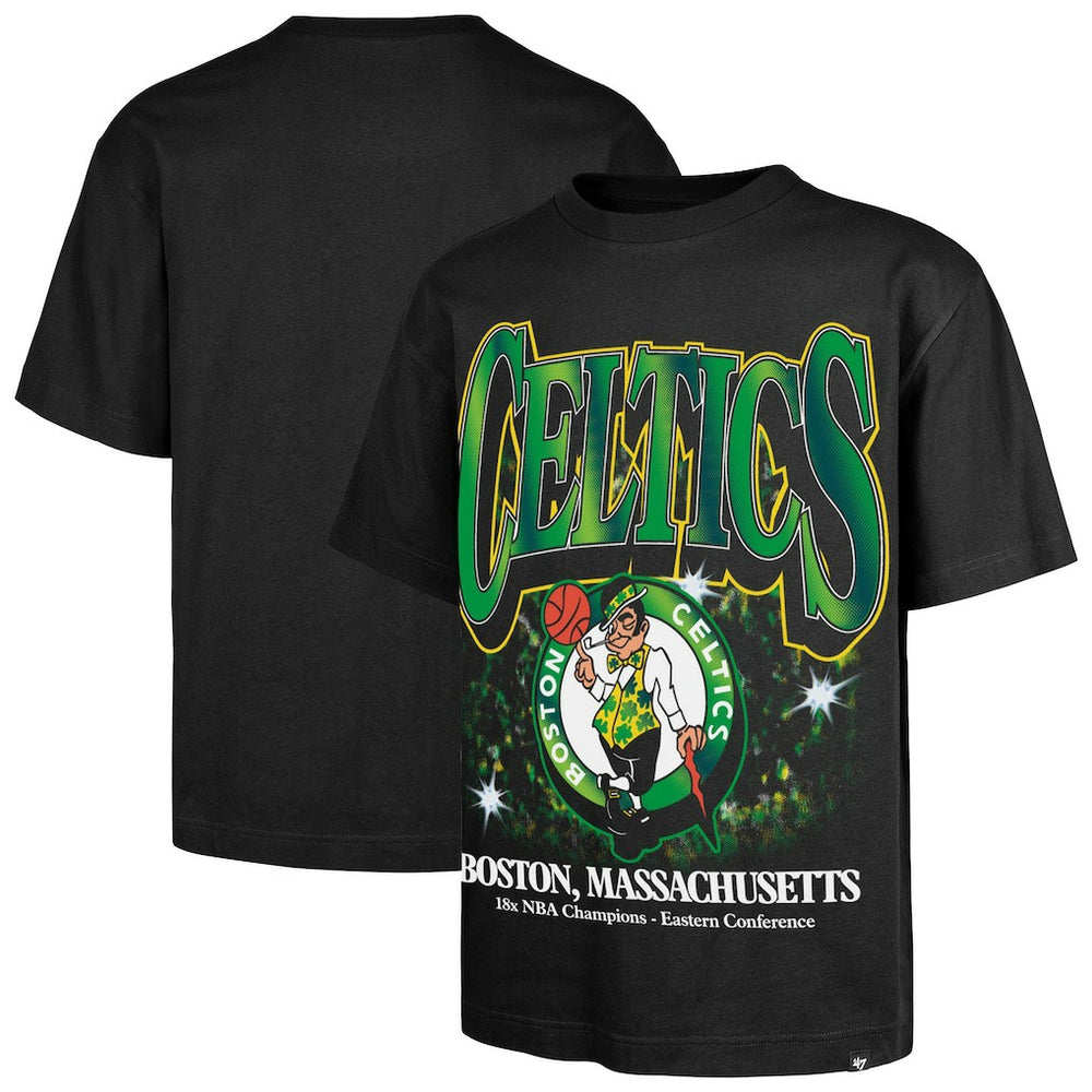 Boston Celtics '47 Past Champs Collection Flashbulb Foundation T-Shirt Black | 47 brand
