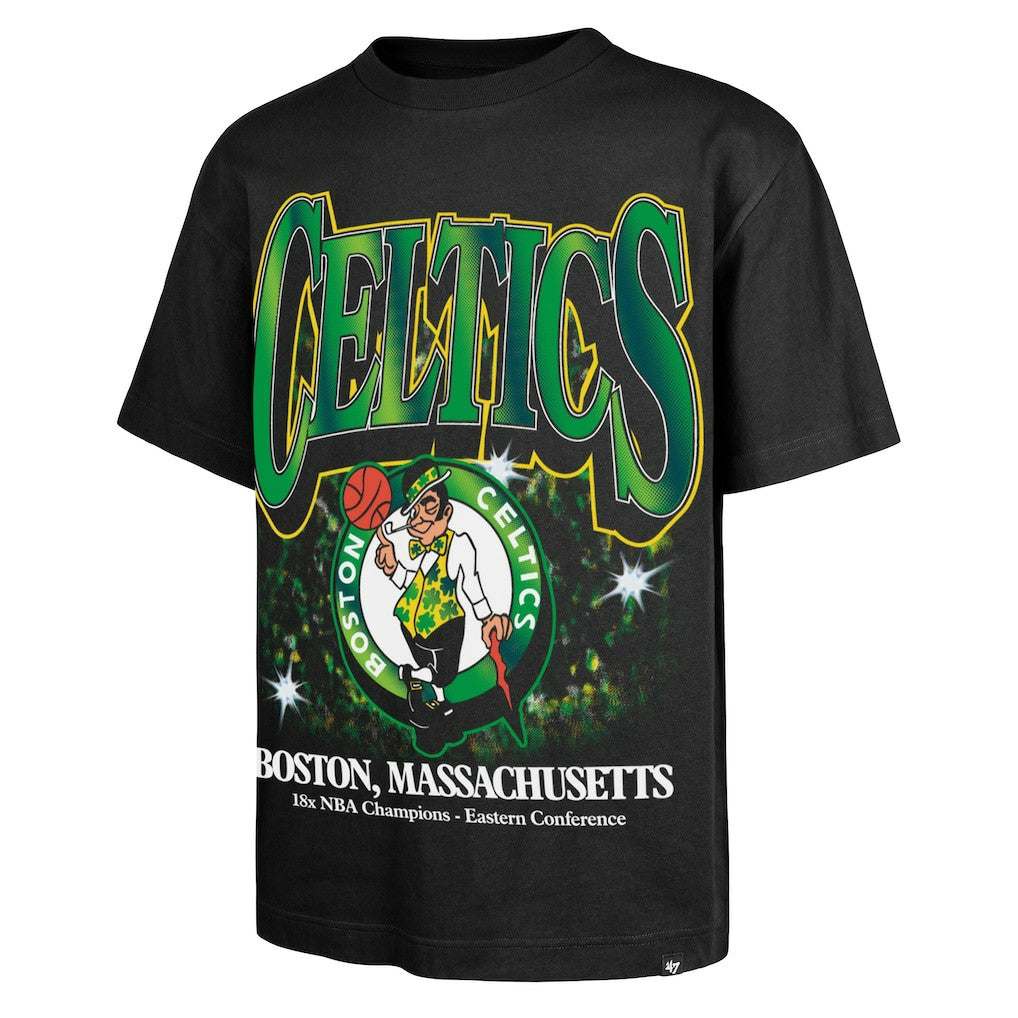 Boston Celtics '47 Past Champs Collection Flashbulb Foundation T-Shirt Black | 47 brand
