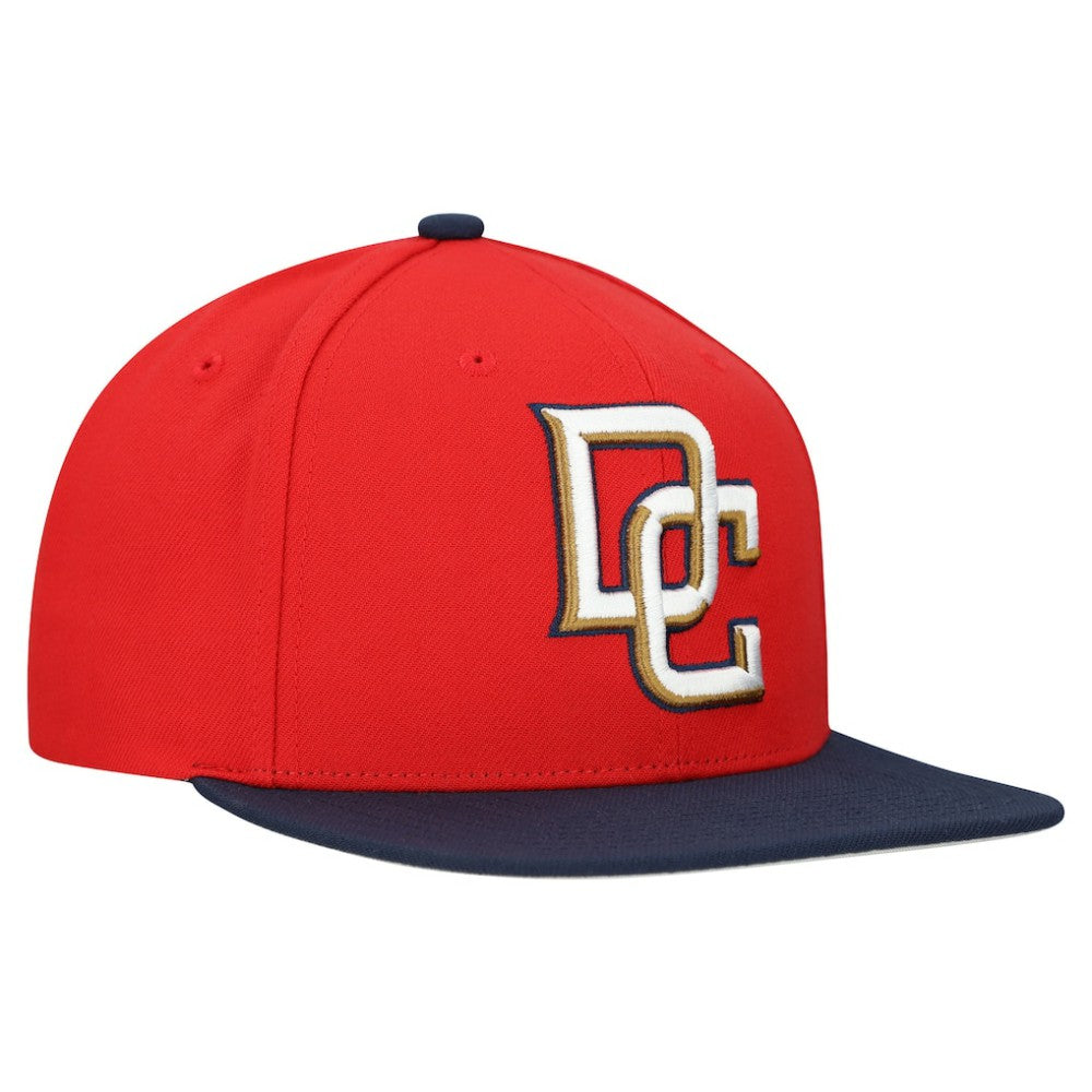 Washington Nationals Mitchell & Ness Cooperstown Collection Basic Flip Snapback Hat - Red - Mitchell & Ness Discount