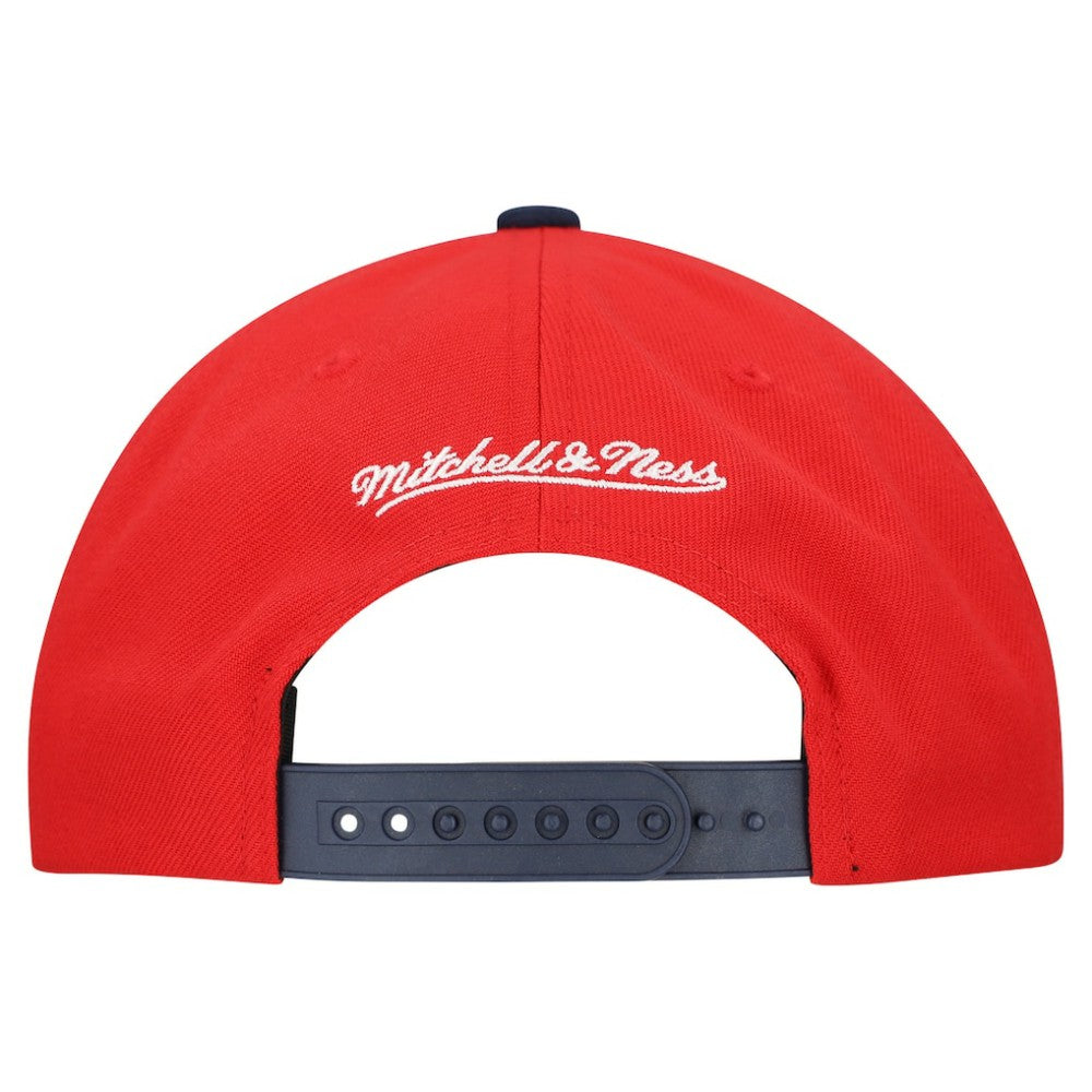 Washington Nationals Mitchell & Ness Cooperstown Collection Basic Flip Snapback Hat - Red - Mitchell & Ness Discount