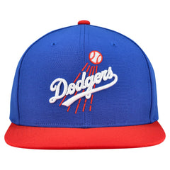 Los Angeles Dodgers Mitchell & Ness Cooperstown Collection Basic Flip Snapback Hat - Royal - Mitchell & Ness Online