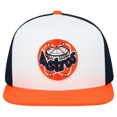 Houston Astros Mitchell & Ness Cooperstown Collection Basic Flip Snapback Hat - White - Mitchell & Ness Discount