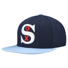 Chicago White Sox Mitchell & Ness Cooperstown Collection Basic Flip Snapback Hat - Navy - Mitchell & Ness Sale