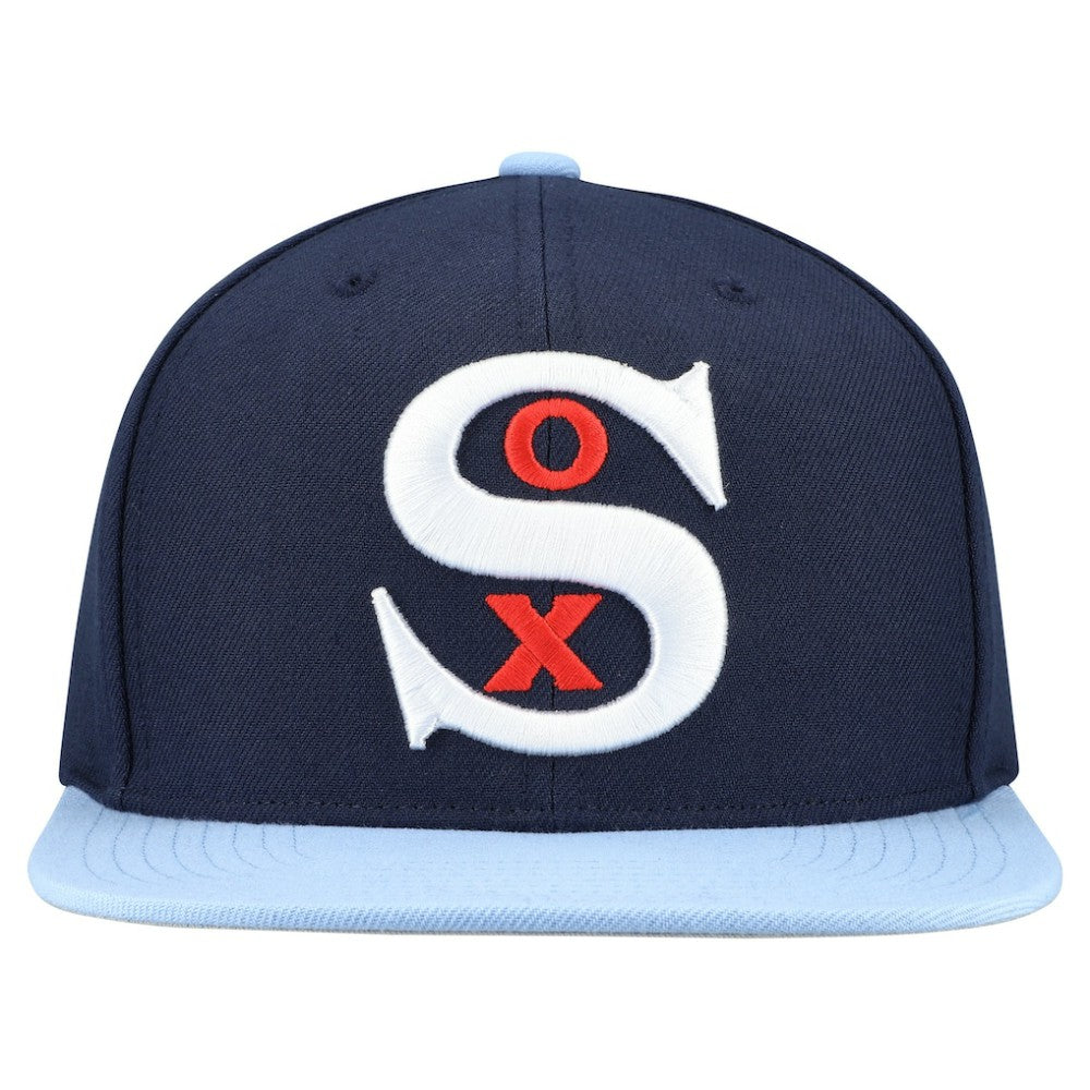 Chicago White Sox Mitchell & Ness Cooperstown Collection Basic Flip Snapback Hat - Navy - Mitchell & Ness Sale