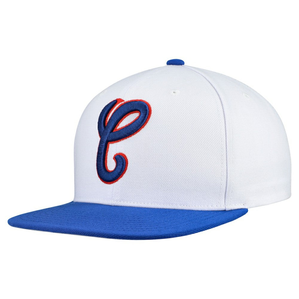 Chicago White Sox Mitchell & Ness Cooperstown Collection Basic Flip Snapback Hat - White - Mitchell & Ness Lifestyle