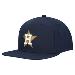 Houston Astros Mitchell & Ness Cooperstown Collection Basic Flip Snapback Hat - Navy - Mitchell & Ness Online