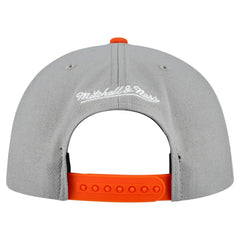 Detroit Tigers Mitchell & Ness Basic Flip Snapback Hat - Gray - Mitchell & Ness Discount