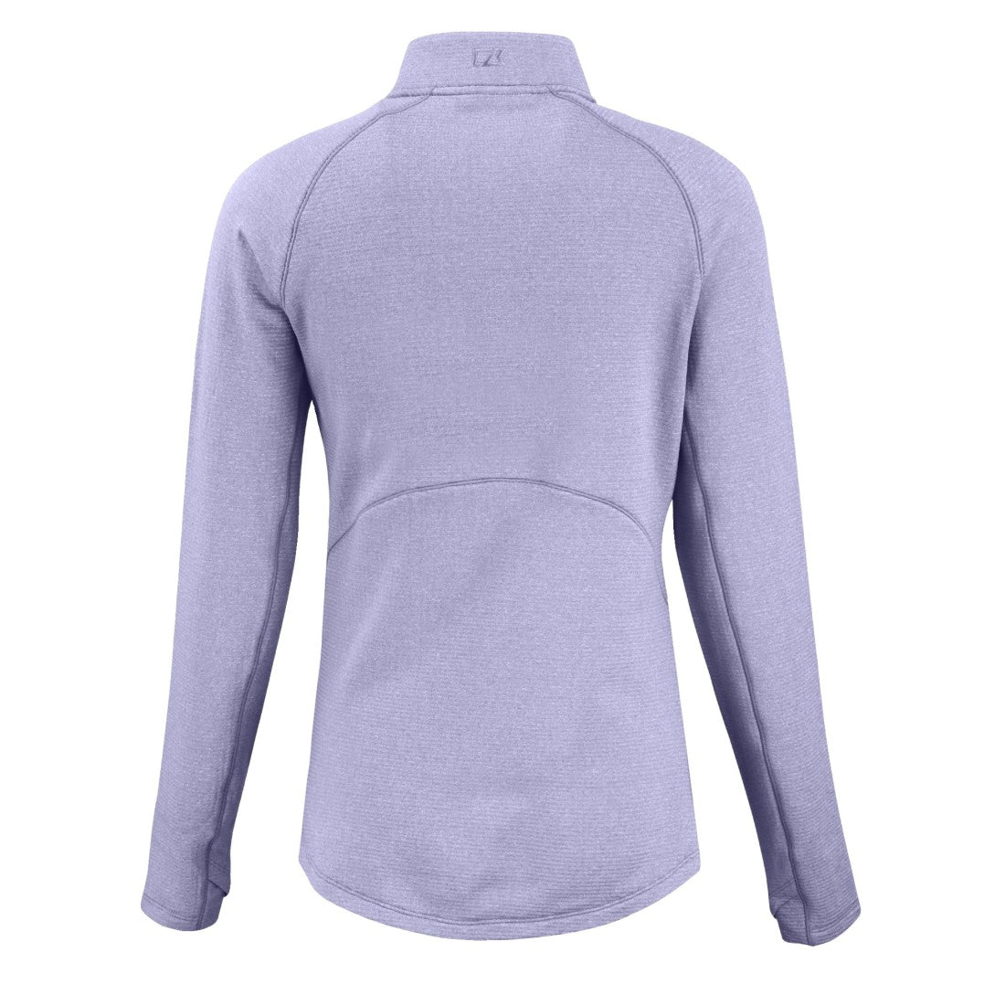 Detroit Lions Cutter & Buck Women's Peshastin Eco Fleece Recycled Half-Zip Top Purple