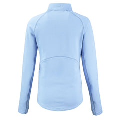 Denver Broncos Cutter & Buck Women's Peshastin Eco Fleece Recycled Half-Zip Top Powder Blue