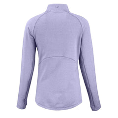 Washington Commanders Cutter & Buck Women's Peshastin Eco Fleece Recycled Half-Zip Top Purple