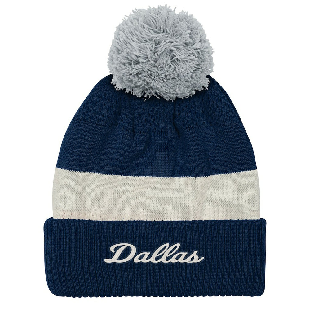 Dallas Cowboys Outerstuff Youth Modern Fan Cuffed Knit Hat with Pom Navy