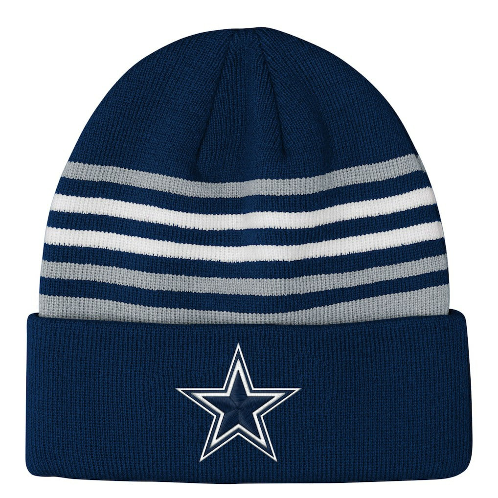 Dallas Cowboys Outerstuff Youth Essentials Cuffed Knit Hat Navy