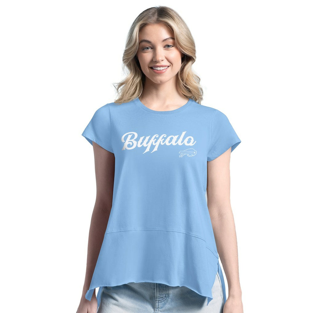 Buffalo Bills Margaritaville Women's Gametime Is Paradise T-Shirt Blue