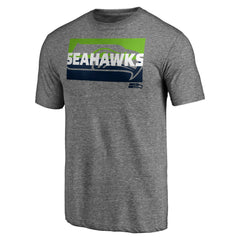 Seattle Seahawks Square Off Tri-Blend T-Shirt Heather Gray