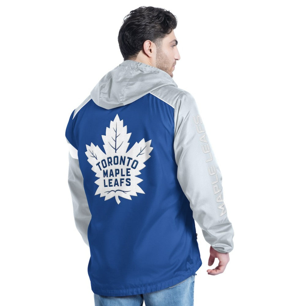 Toronto Maple Leafs G-III Sports by Carl Banks Lateral Half-Zip Hoodie Jacket - Blue/Gray - NHL 202575843