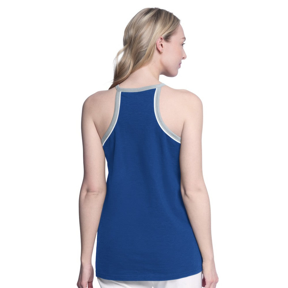 Tampa Bay Lightning G-III 4Her by Carl Banks Women's Curveball Racerback Scoop Neck Slub Tank Top - Blue - NHL 202575917