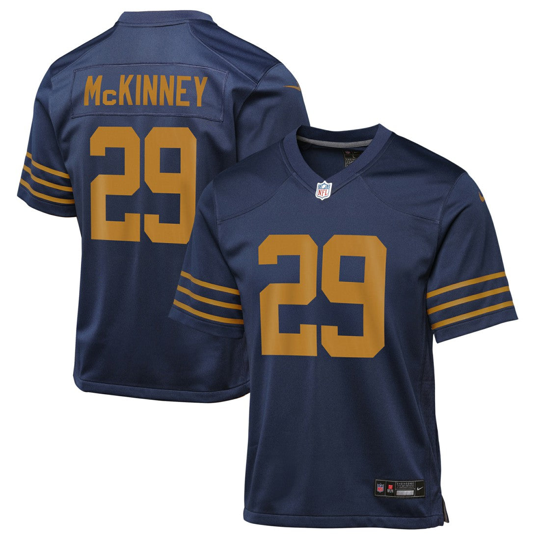 Nike Xavier McKinney Green Bay Packers Youth The 1923 Classic Game Jersey Navy