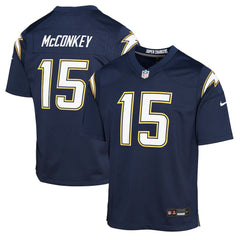 Nike Ladd McConkey Los Angeles Chargers Youth Alternate Super Chargers Game Player Jersey Navy
