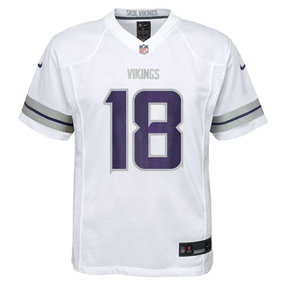 Nike Justin Jefferson Minnesota Vikings Preschool Alternate Player Game Jersey White