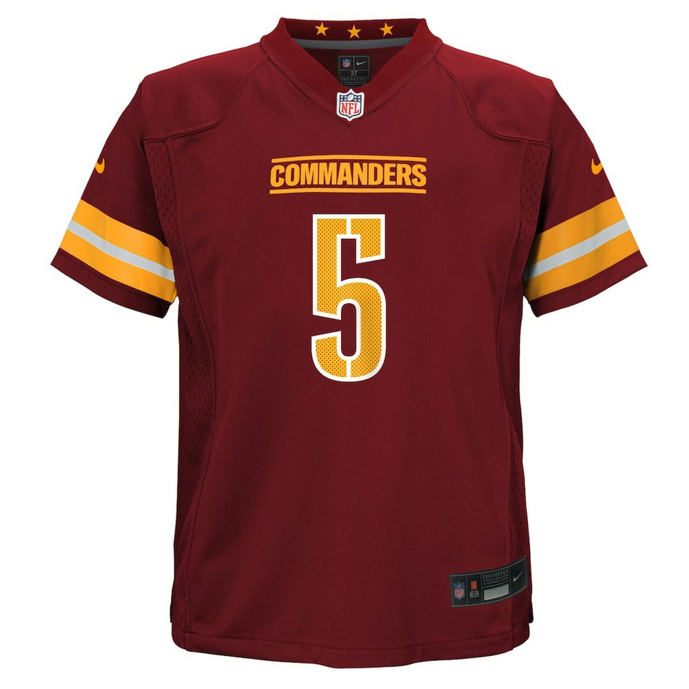 Nike Jayden Daniels Washington Commanders Preschool Team Player Game Jersey Burgundy