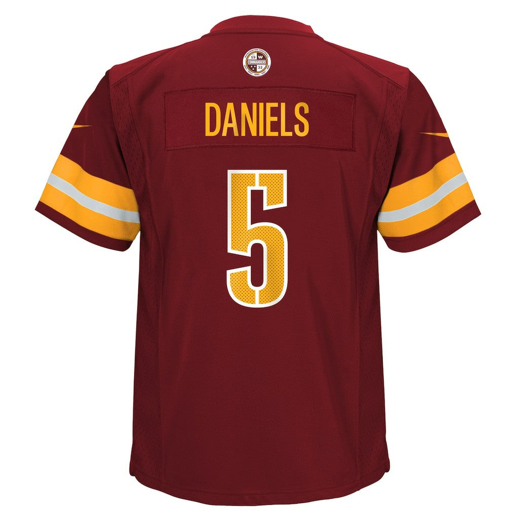 Nike Jayden Daniels Washington Commanders Preschool Team Player Game Jersey Burgundy