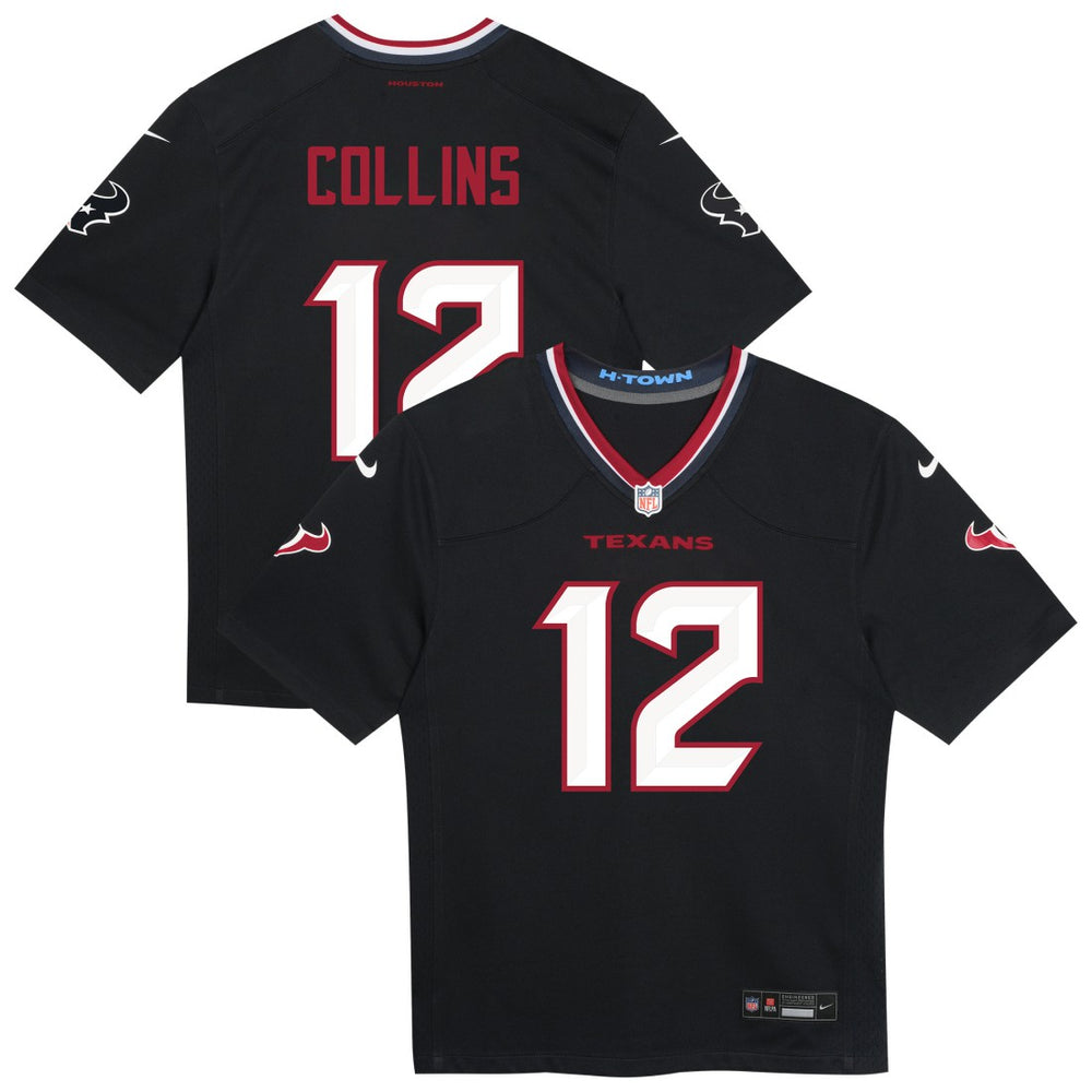 Nike Nico Collins Houston Texans Preschool Team Player Game Jersey Navy