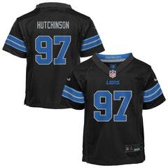 Nike Aidan Hutchinson Detroit Lions Preschool Alternate Player Game Jersey Black