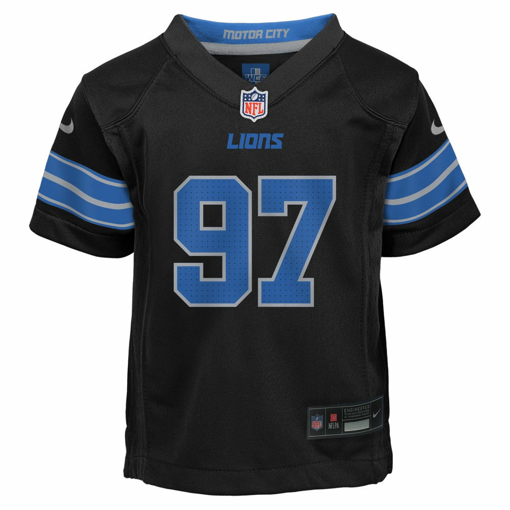 Nike Aidan Hutchinson Detroit Lions Preschool Alternate Player Game Jersey Black