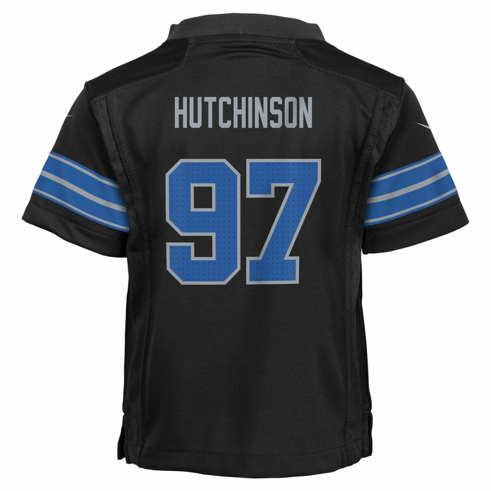 Nike Aidan Hutchinson Detroit Lions Preschool Alternate Player Game Jersey Black